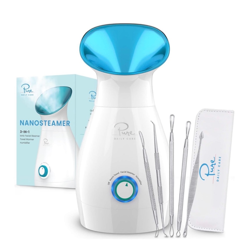 NEW! Nano Facial Steamer 3 in 1 Multi-functional Ionic Facial Steamer